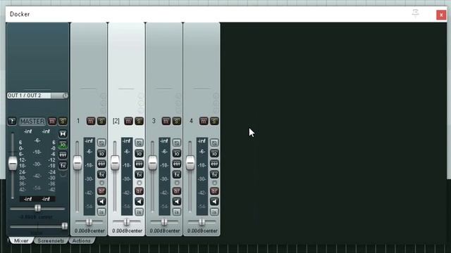 Настройки Микшера в Reaper