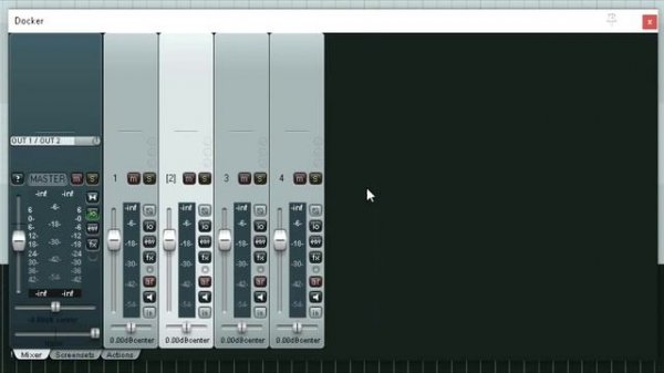 Настройки Микшера в Reaper