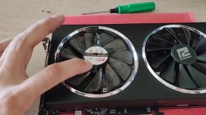 Обслуживание вентиляторов на видеокарте AMD RX 5700 XT