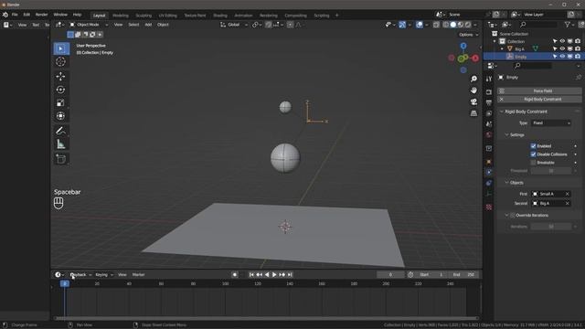 15-1 Rigid Body Constraint Menu Overview