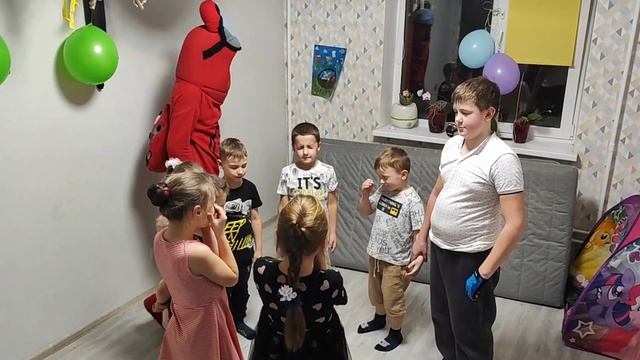 День рождения Вовки. 6 лет. Амонг Аз.