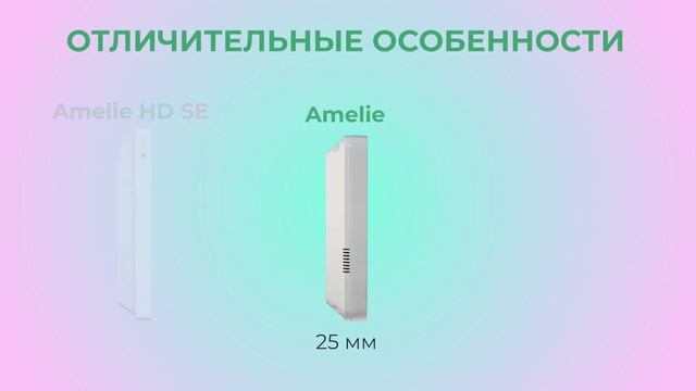 Чем отличается Аmelie HD SE от Amelie