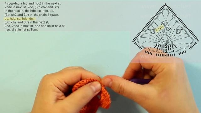 Вязание крючком листьев гирлянда из листьев #crochet leaf Вяжем по схемам смотреть онлайн