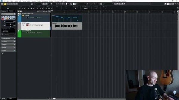 как сделать midi ноты из аудио сигнала в cubase (audio to midi)