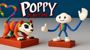 Лепим Поппи Плейтайм 5 (Poppy Playtime Chapter 5) из ПЛАСТИЛИНА! Ярнабель и Клаудбой