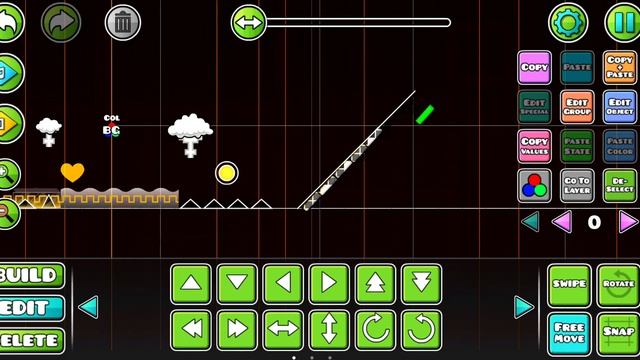 Как сделать декор в уровне (для новичков)-geometry dash