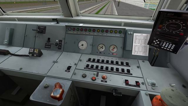 Запуск ЭР2К-1039. RTrainSim.