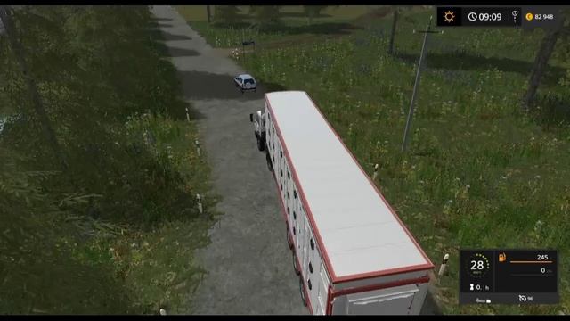 [РП] Фермер купил первых коров на ферму в Farming simulator 17! смотреть онлайн