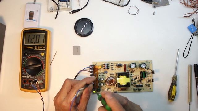 Ремонт БП 12V - 10A. S-120-12 смотреть онлайн