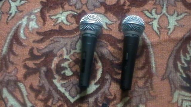 Сравнение микрофонов SHURE SM58 реплика и условно фирменн?