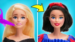 👑Барби становится Белоснежкой 💖 Волшебное преображение