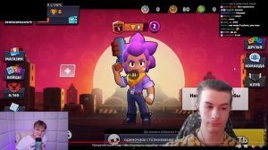 КАША смотрит ИВАН ЗОЛО играет в БРАВЛ СТАРС