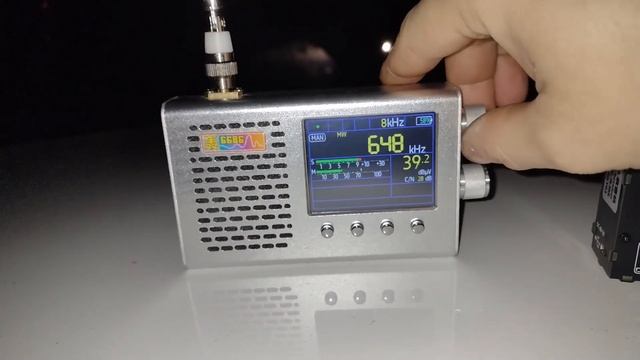 Приём ДВ на DP-666 после экранирования корпуса. смотреть онлайн