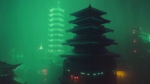NIHON Blade Runner Ambience  Tokyo Cyberpunk Ambient Music & Rain