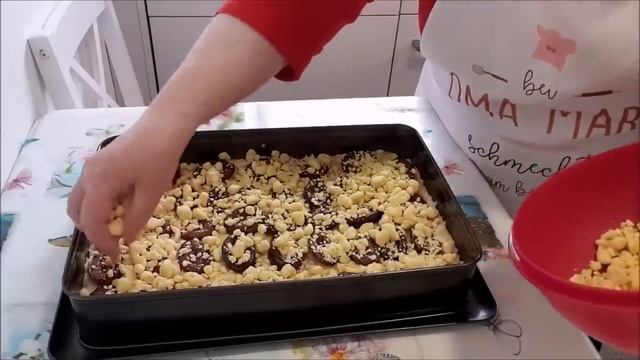 Фруктовый кухен!20минутное тесто!Быстро и Вкусно!