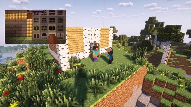 Майнкрафт RG-CRAFT.RU квадратный мир вас зовет Minecraft смотреть онлайн