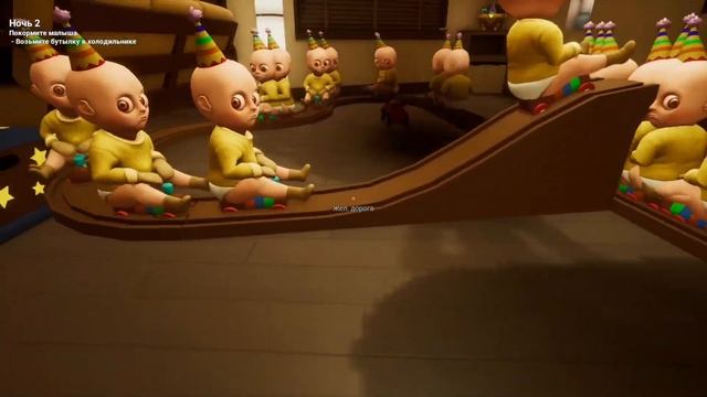 100 ЛЫСЫХ И ГОНКИ НА ПАРОВОЗАХ ИГРА The Baby In Yellow