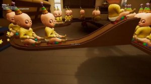 100 ЛЫСЫХ И ГОНКИ НА ПАРОВОЗАХ ИГРА The Baby In Yellow