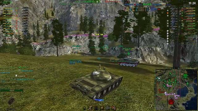 Т 62А,Играем от башни