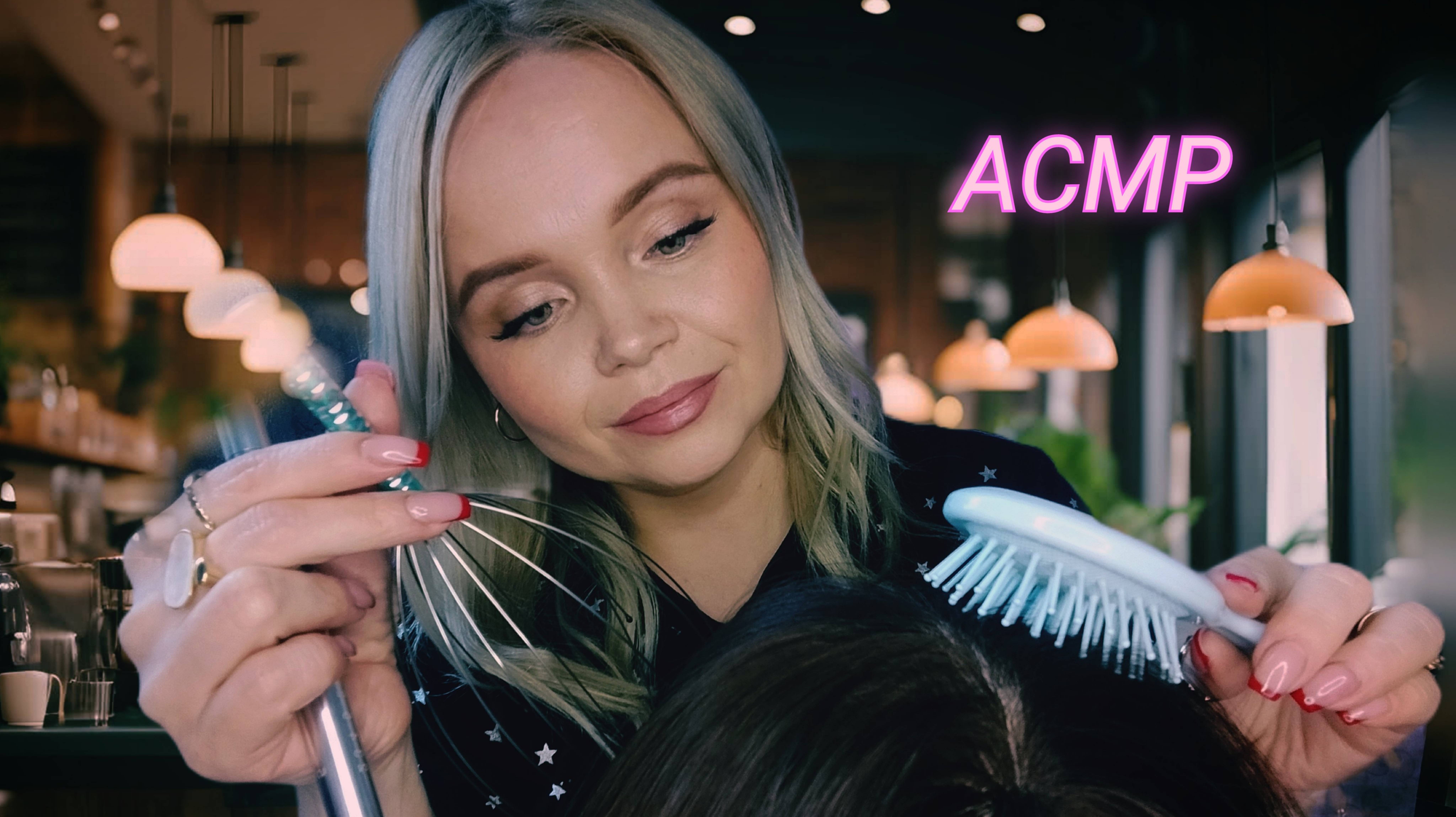 АСМР💆♀️расчёсывание и массаж головы смотреть онлайн