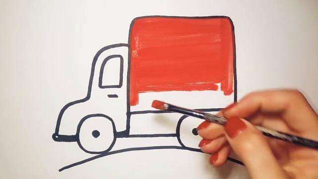 Малюємо автомобіль/Веселі розмальовки/ Рисуем машинку/Draw a car смотреть онлайн