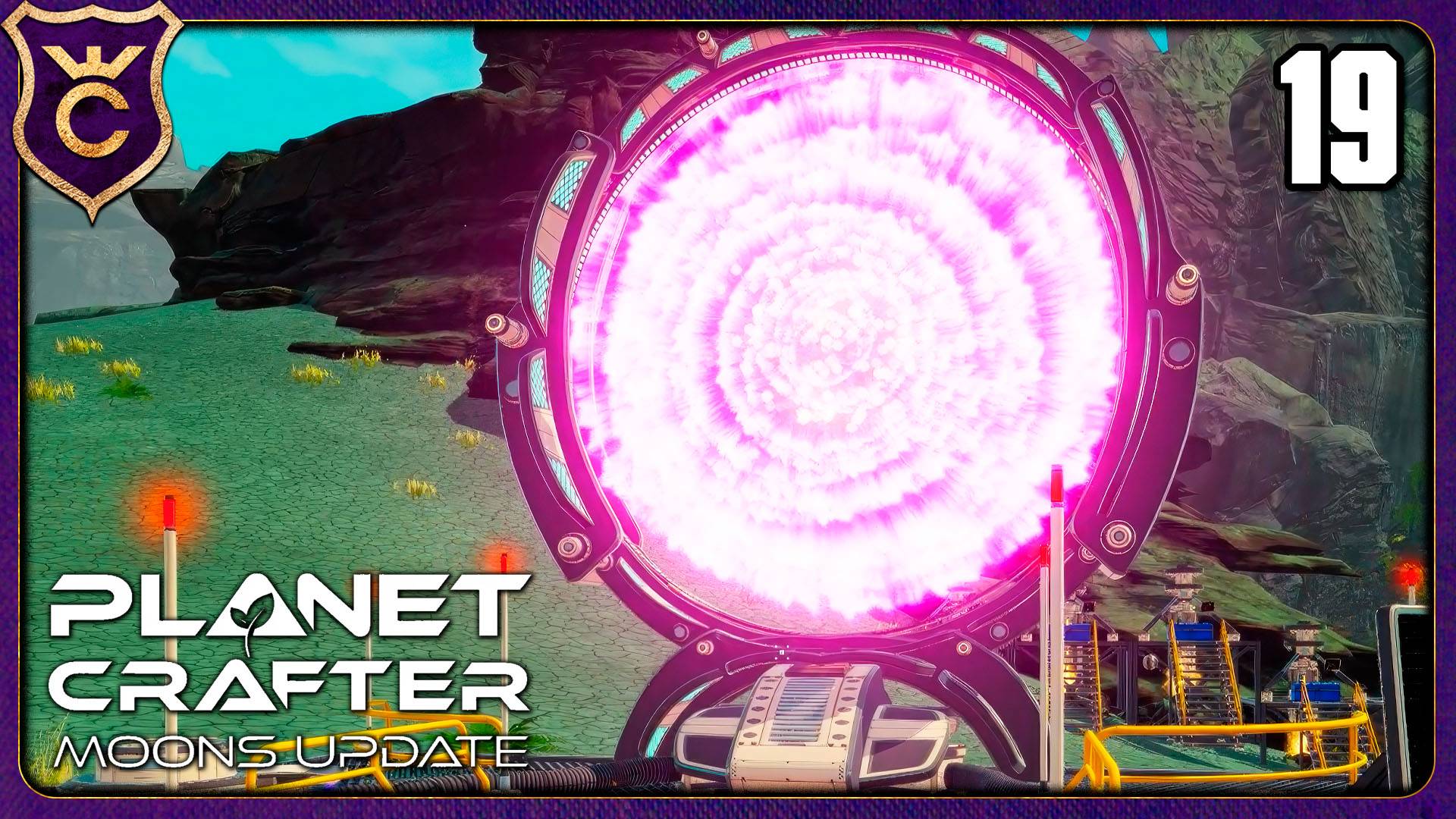 ПЕРВЫЕ ПОРТАЛЫ! 19 The Planet Crafter Moons Update смотреть онлайн