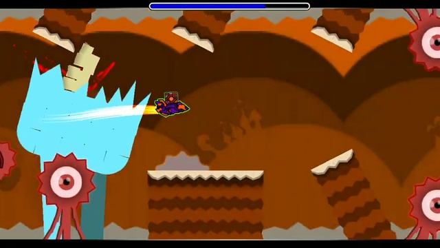 прохожу уровень Too Kid Friendly в Geometry Dash