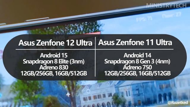 Asus Zenfone 12 Ultra Vs Zenfone 11 Ultra \ Стоит ли обновляться?