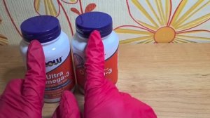 Оригинал и подделка Омега 3 фирмы NOW