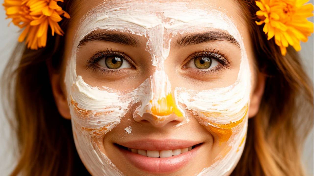 Маска из календулы отличное средство для ухода за кожей, смотреть онлайн