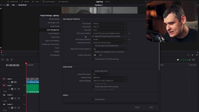 ACES на Mac: одинаковый цвет в DaVinci, QuickTime и YouTube смотреть онлайн