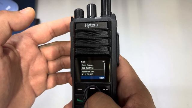 Пробежимся по меню радиостанции Hytera Hp565.