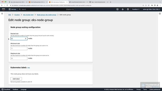 11.3 Configure Autoscaling in EKS cluster смотреть онлайн