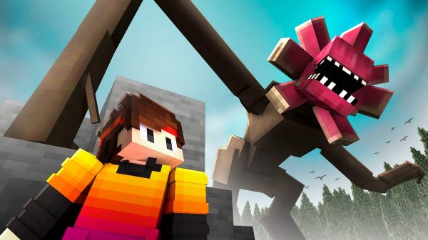 Пережил вторжение АНГЕЛОВ СМЕРТИ из фильма ТИХОЕ МЕСТО в Майнкрафт