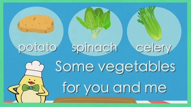 Vegetable Song for kids смотреть онлайн