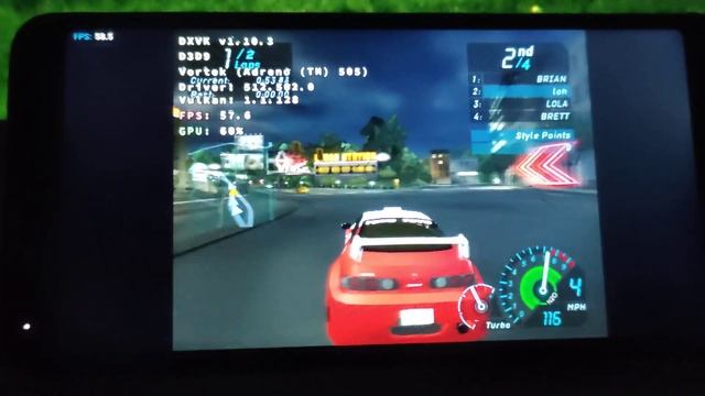 Need For Speed: Underground на Redmi 7A/ Snapdragon 439(OC)/ Vortek DXVK Old Adreno FIX