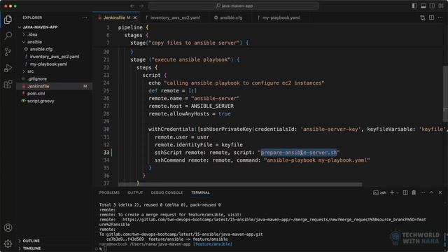 15.23 Project. Run Ansible from Jenkins Pipeline Part 3 смотреть онлайн