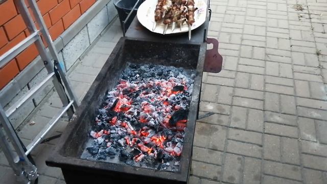 Последний летний шашлык. #food #steakrecipes #шашлык #steak #steakcookin