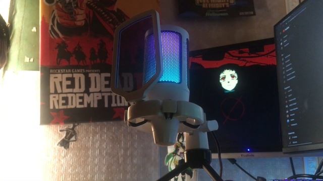 !Обзор на мой новый микрофон:) fifne Ampligame A6V! смотреть онлайн