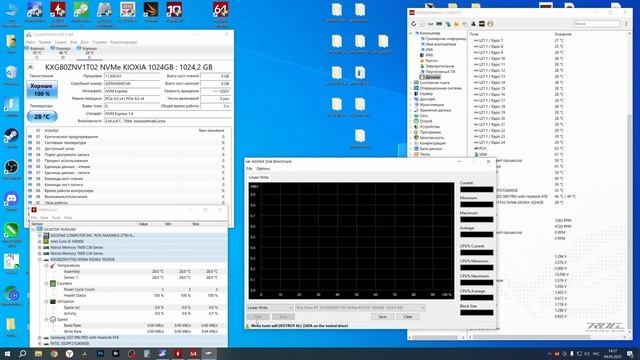 Отличный PCIe 4.0 OEM SSD с Aliexpress - KIOXIA XG8 1TB (1024GB) смотреть онлайн