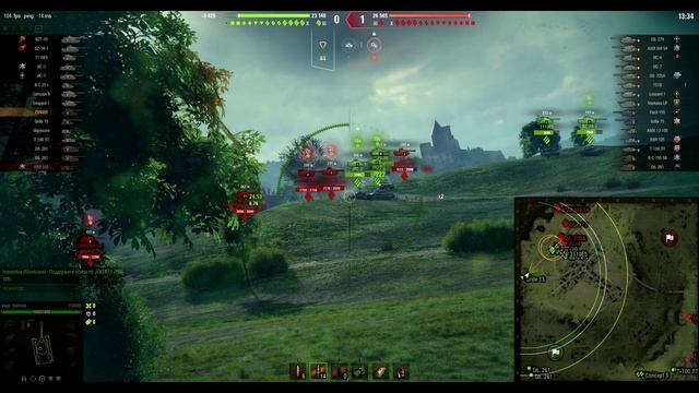 танк одного выстрела, плохая позиция Fv4005 Мир таков