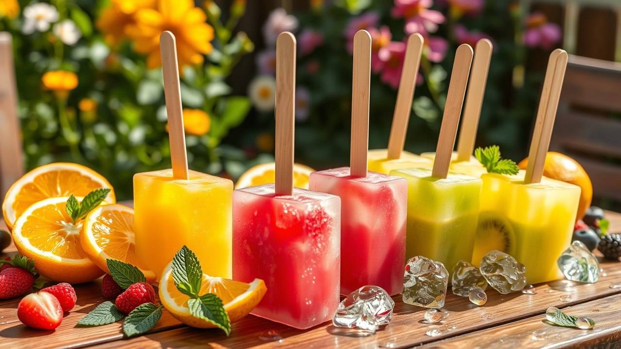 Рецепт летнего блаженства: Фруктовый лёд, от которого невозможно оторваться! смотреть онлайн