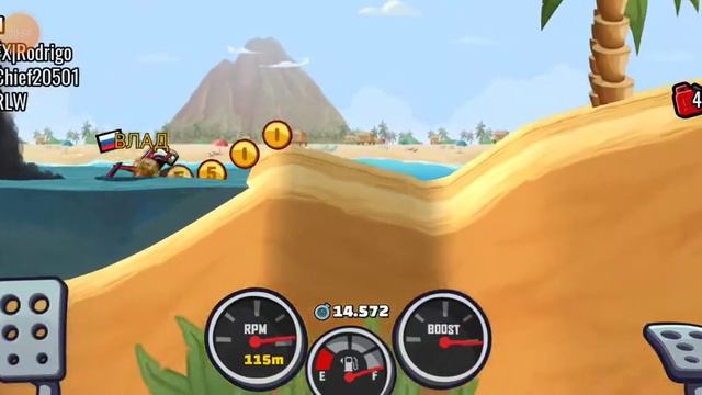 Hill Climb Racing 2 Путешествие на пальцах. Супер-дизель