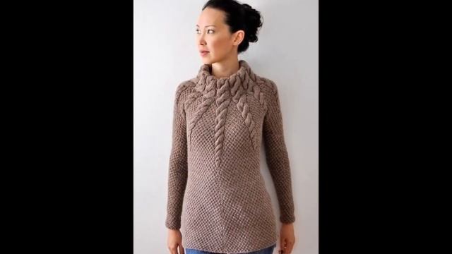 Свитер Спицами для Девушки - 2019 / Knitting Sweater for Girls / Strickpullover für Mädchen смотреть онлайн