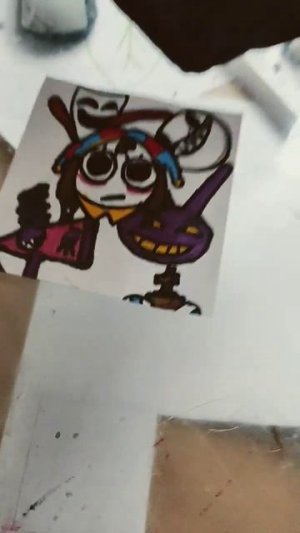 Удивительный цифровой цирк рисунок