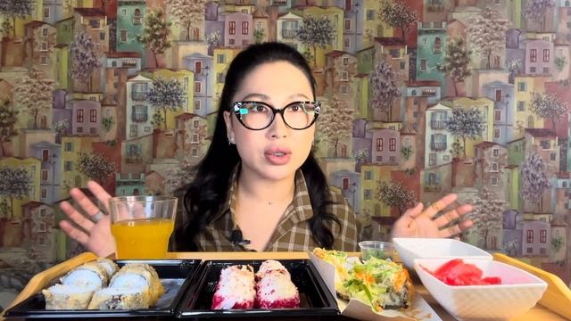 МУКБАНГ •Выбор хирурга🥼•роллы ,суши🍱
