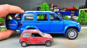 Все секреты БОЛЬШОЙ машинки УАЗ ПАТРИОТ от Технопарк — мощь и реализм в каждой детали! Про машинки