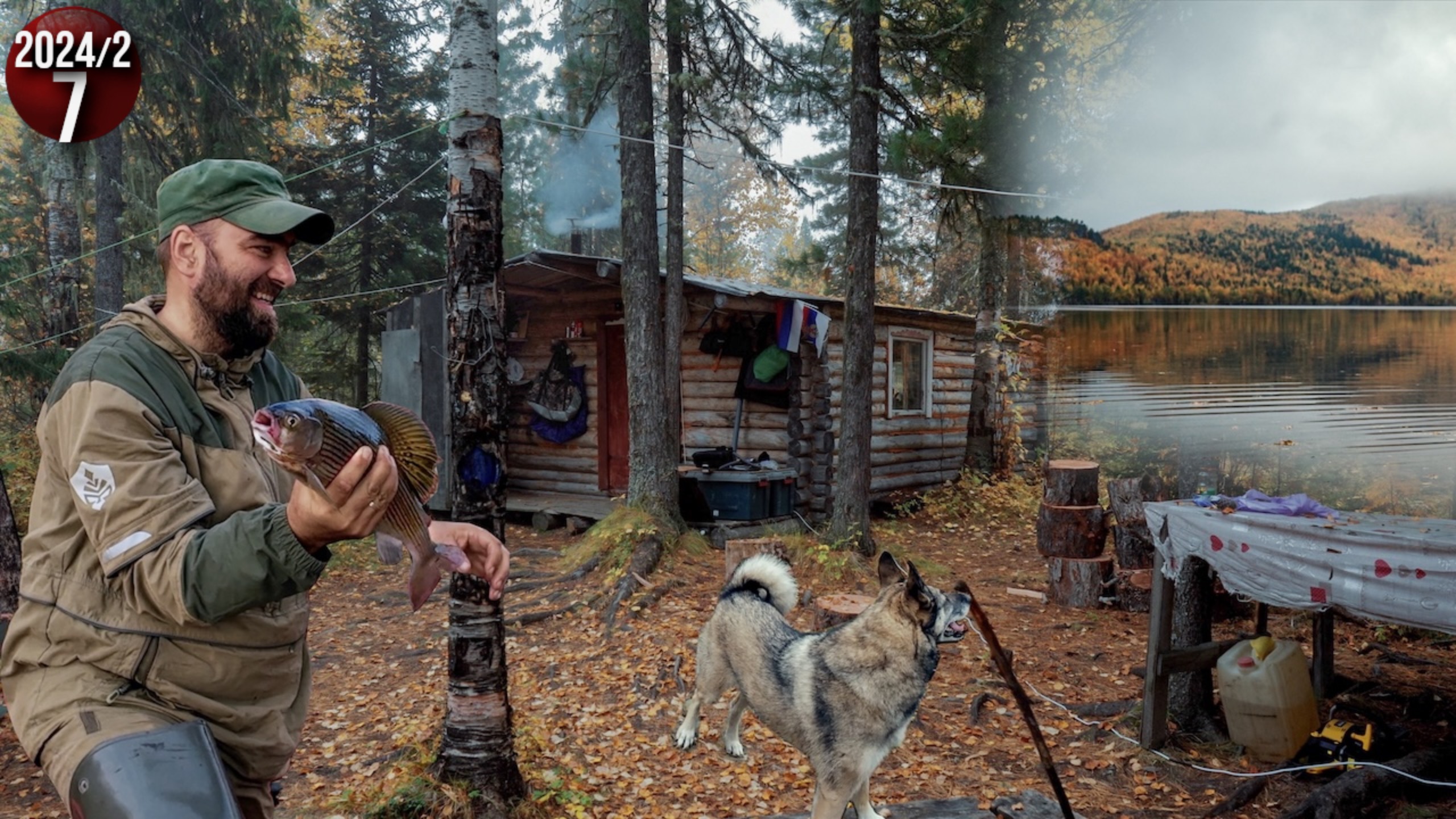 Место силы в горах Полярного Урала. Идем пешком до горного озера. Нашли избу. Рыбалка на хариуса. 7с