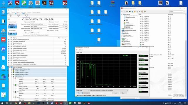 PCIe 3.0 SSD с Aliexpress - CUSU CV3500Q 1TB
