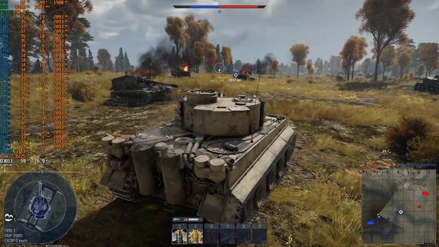 War Thunder на Intel Xeon E5-2680 V4+RTX 3060 Ti